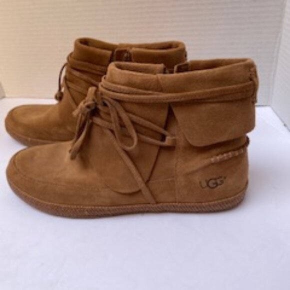 UGG Reid Moccasin Ankle Bootie - Picture 1 of 10